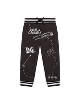 JOGGING PANTS WITH LOGO PRINT -  | Dolce & Gabbana
