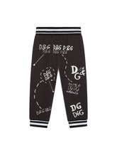 JOGGING PANTS WITH LOGO PRINT -  | Dolce & Gabbana