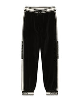 Jogging pants in stretch cotton -  | Dolce &amp; Gabbana