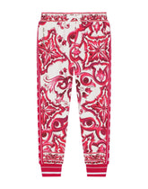 Majolica-print jersey jogging pants -  | Dolce & Gabbana