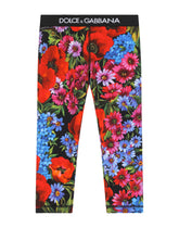 Meadow-print interlock leggings -  | Dolce & Gabbana