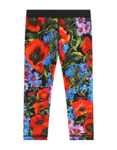 Meadow-print interlock leggings -  | Dolce & Gabbana