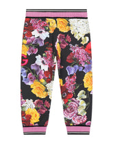 Hydrangea-print jersey jogging pants -  | Dolce & Gabbana