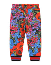 Meadow-print jersey jogging pants -  | Dolce & Gabbana