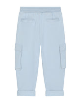 Jersey cargo jogging pants with floral DG embroidery -  | Dolce & Gabbana