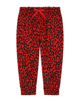 Jersey jogging pants with leopard print -  | Dolce &amp; Gabbana