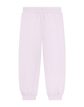 Jersey jogging pants with a logo plaque -  | Dolce &amp; Gabbana
