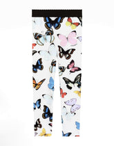 Interlock leggings with butterfly print -  | Dolce &amp; Gabbana