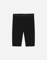 Technical jersey cycling shorts with D&amp;G label -  | Dolce &amp; Gabbana