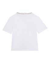 Cotton t-shirt with pearls and stones outlines -  | Dolce & Gabbana