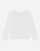 Jersey T-shirt with DG embroidery -  | Dolce &amp; Gabbana