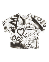 Jersey T-shirt with graffiti print -  | Dolce & Gabbana