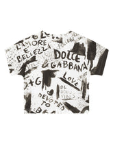 Jersey T-shirt with graffiti print -  | Dolce & Gabbana