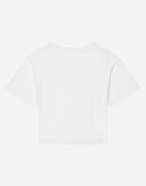 Jersey T-shirt with DG logo print -  | Dolce & Gabbana