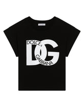 Jersey T-shirt with DG maxi-logo -  | Dolce & Gabbana