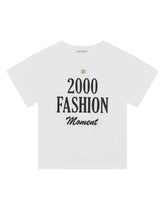 Jersey T-shirt with 2000 fashion print -  | Dolce & Gabbana