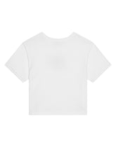 Jersey T-shirt with poppy DG logo print -  | Dolce & Gabbana