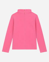 Interlock T-shirt with metal DG logo -  | Dolce &amp; Gabbana