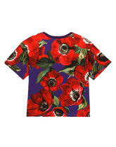 Anemone-print interlock T-shirt -  | Dolce &amp; Gabbana