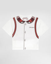 Jersey T-shirt with backpack print -  | Dolce &amp; Gabbana