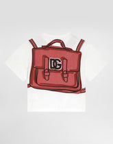 Jersey T-shirt with backpack print -  | Dolce &amp; Gabbana