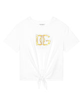 Jersey T-shirt with DG logo -  | Dolce &amp; Gabbana