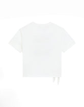 Jersey T-shirt with flowers and DG logo -  | Dolce &amp; Gabbana