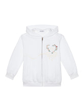 Jersey hoodie with heart and DG embroidery -  | Dolce & Gabbana