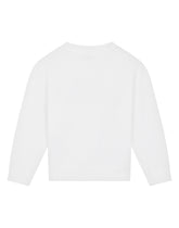 Jersey sweatshirt with crystal-embellished DG logo patch -  | Dolce & Gabbana