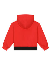 Jersey hoodie with branded elastic -  | Dolce & Gabbana