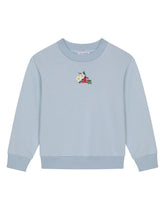 Jersey round-neck sweatshirt with floral DG embroidery -  | Dolce & Gabbana