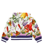 Jersey hoodie with Farmer print -  | Dolce & Gabbana