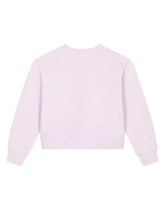 Crewneck jersey sweatshirt with logo plaque -  | Dolce &amp; Gabbana