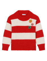 Striped alpaca round-neck sweater -  | Dolce & Gabbana