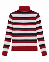 Wool turtleneck sweater with patch -  | Dolce &amp; Gabbana
