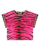 Jersey T-shirt with tiger print -  | Dolce & Gabbana