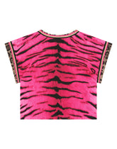 Jersey T-shirt with tiger print -  | Dolce & Gabbana