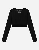 Run-resistant jersey top with DGVIB3 detail -  | Dolce & Gabbana