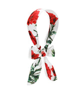 Poppy-print poplin headband -  | Dolce &amp; Gabbana