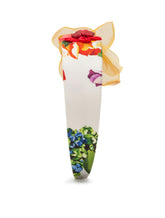 Poplin headband with flower print -  | Dolce & Gabbana