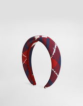 Tartan Print Headband -  | Dolce &amp; Gabbana