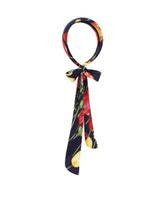 Viyella hairband with bow and tulip print -  | Dolce &amp; Gabbana