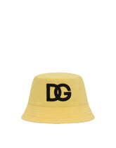 Bucket hat with DG logo patch -  | Dolce & Gabbana