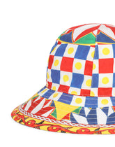 Carretto-print poplin hat -  | Dolce & Gabbana