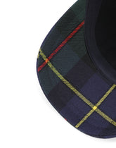 Mixed tartan baseball cap with DG patch -  | Dolce & Gabbana