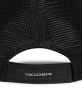 Nylon baseball cap with 3d logo -  | Dolce & Gabbana