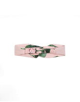 Poplin headband with rose print -  | Dolce &amp; Gabbana