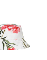 Carnation-print poplin hat -  | Dolce & Gabbana