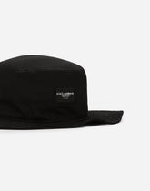 Stretch gabardine bucket hat -  | Dolce &amp; Gabbana