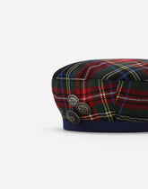 Wool blend tartan beret -  | Dolce &amp; Gabbana